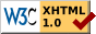 Valid 						XHTML 1.0 Strict